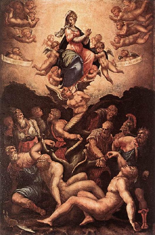 VASARI, Giorgio Allegory of the Immaculate Conception er